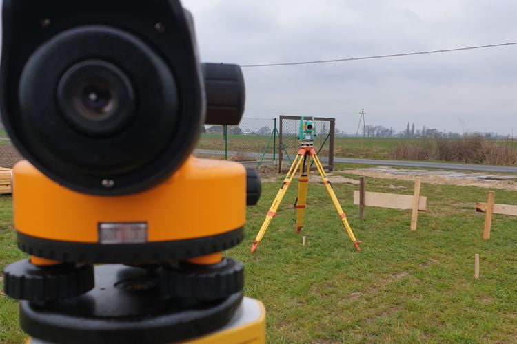 Wytyczenie budynku mieszkalnego